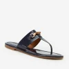 Flash Sale J. McLaughlin Nora Patent Leather Sandals Navy