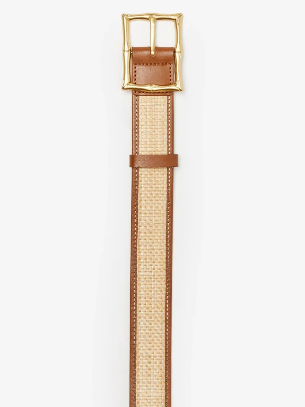 Online J. McLaughlin Ocean Drive Grasscloth Belt Natural