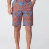 Flash Sale J. McLaughlin Oliver 9" Shorts In Barros Beach Blue/Red