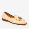 Store J. McLaughlin Oskar Grasscloth Loafers Natural/Brown