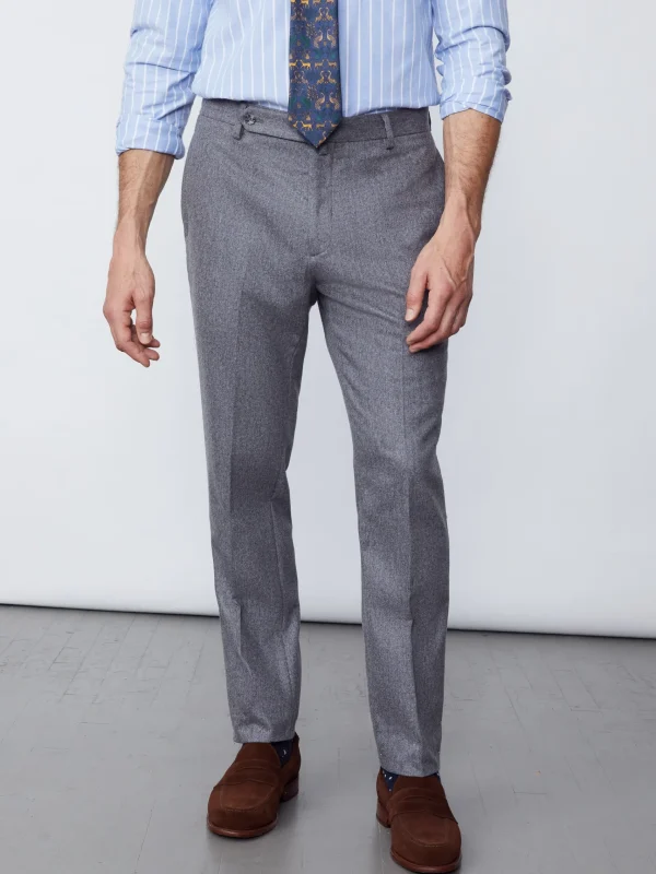 Hot J. McLaughlin Oxford Wool Pants Heather Gray