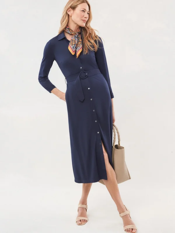 Best Sale J. McLaughlin Pamela Dress Deep Navy