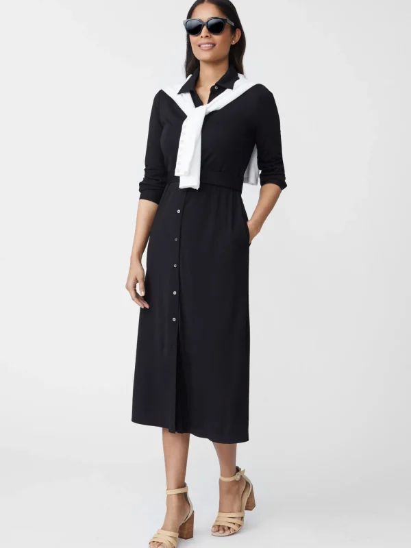 Discount J. McLaughlin Pamela Dress Black