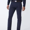 Online J. McLaughlin Parker 5-Pocket Straight Pants In Stretch Cotton Sateen Navy