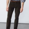 Discount J. McLaughlin Parker 5-Pocket Straight Pants In Italian Stretch Cord Moss