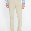 Hot J. McLaughlin Parker 5-Pocket Straight Pants In Stretch Cotton Sateen Stone