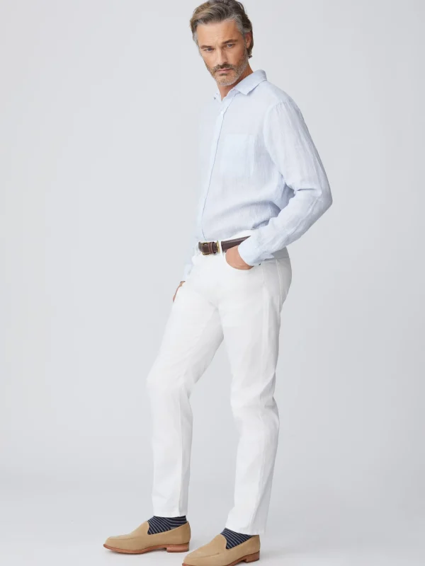 Flash Sale J. McLaughlin Parker 5-Pocket Straight Pants White