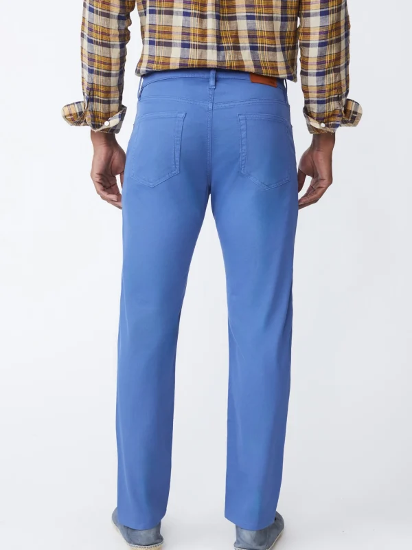 Discount J. McLaughlin Parker 5-Pocket Straight Pants Mid Blue