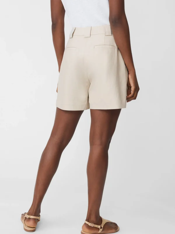 Outlet J. McLaughlin Prince Linen Shorts Light Tan