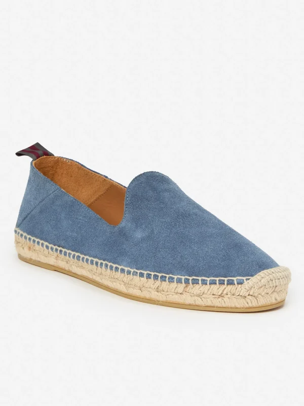 Outlet J. McLaughlin Rafe Suede Espadrilles Denim