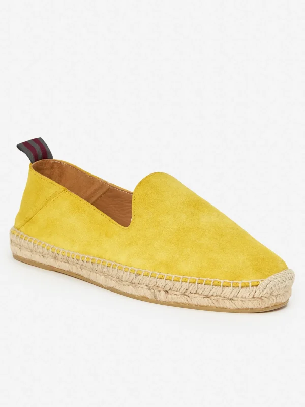 Flash Sale J. McLaughlin Rafe Suede Espadrilles Yellow