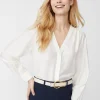 New J. McLaughlin Rinaldo Blouse Off White