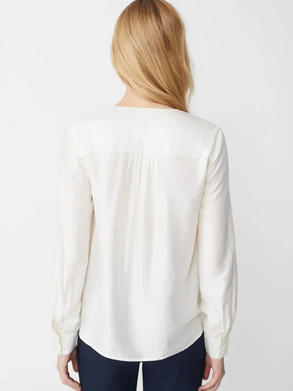 New J. McLaughlin Rinaldo Blouse Off White