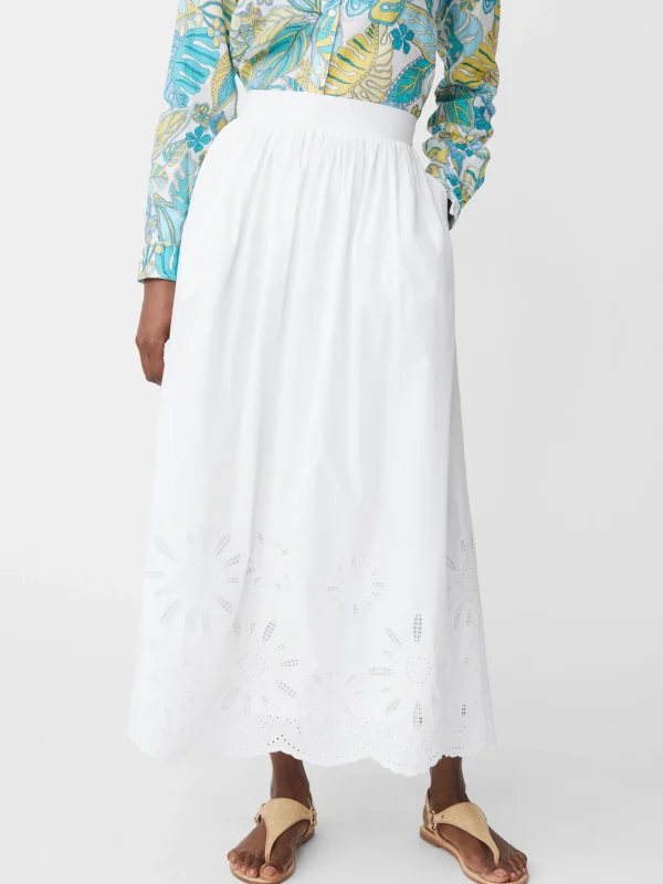 Best Sale J. McLaughlin Riverdale Maxi Skirt White