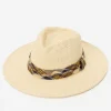 Discount J. McLaughlin Robert Raffia Hat Natural/Yellow