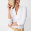 Shop J. McLaughlin Romeo Linen Shirt White