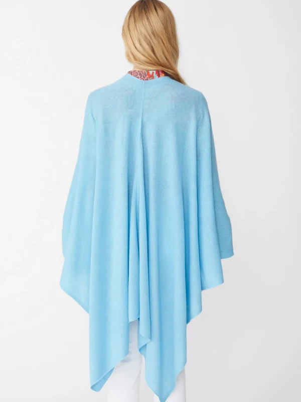 Fashion J. McLaughlin Rossi Cashmere Wrap Glacier Aqua