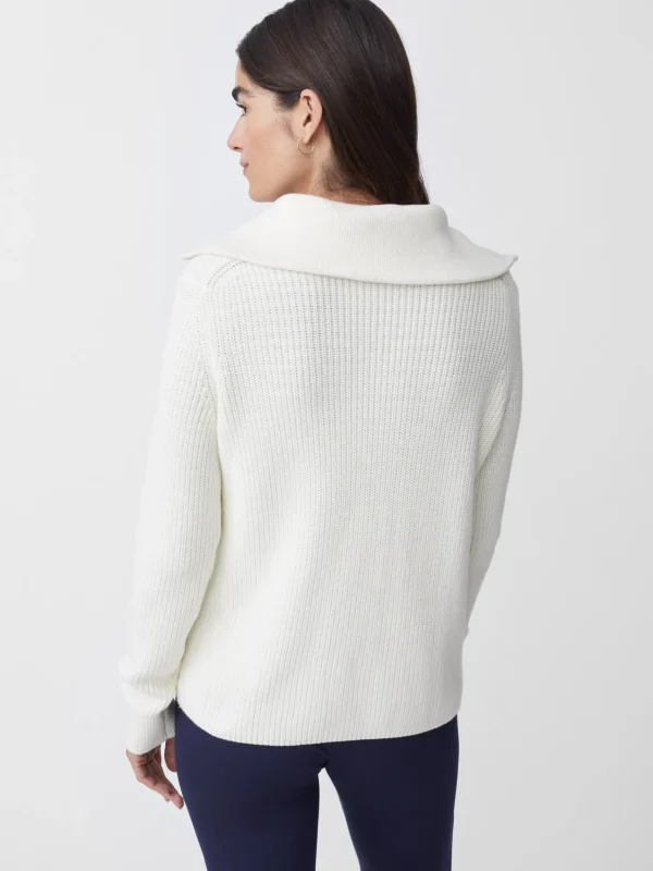 Cheap J. McLaughlin Rupert Sweater Egret White