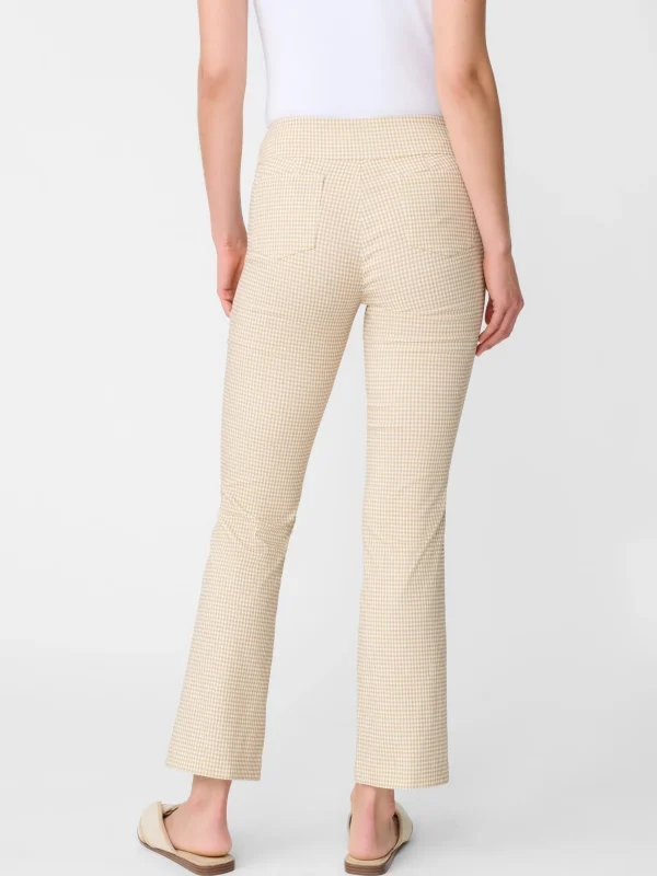 Flash Sale J. McLaughlin Rylie Pants In Cabana Gingham Sand/White