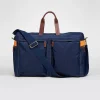 Clearance J. McLaughlin Sailcloth Weekender Bag Navy