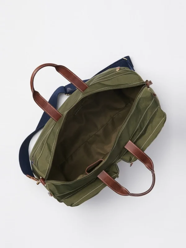 Best J. McLaughlin Sailcloth Weekender Bag Olive