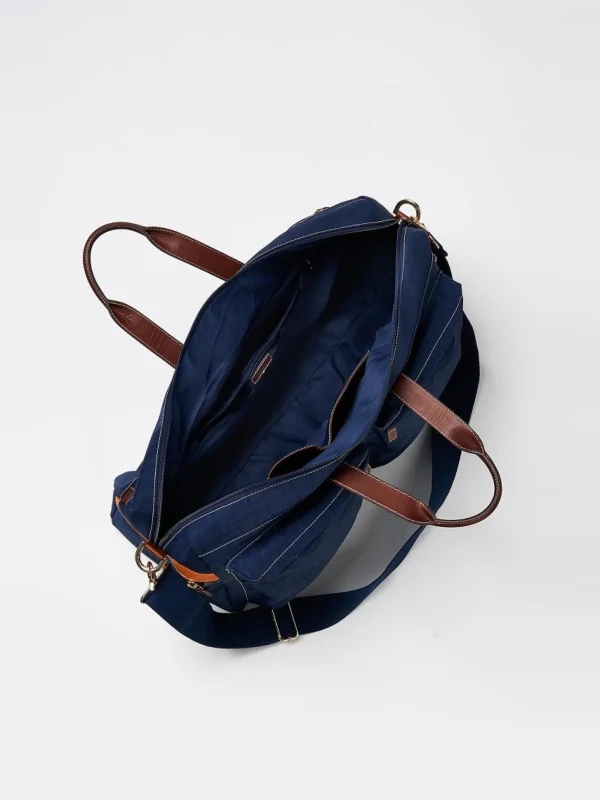 Clearance J. McLaughlin Sailcloth Weekender Bag Navy