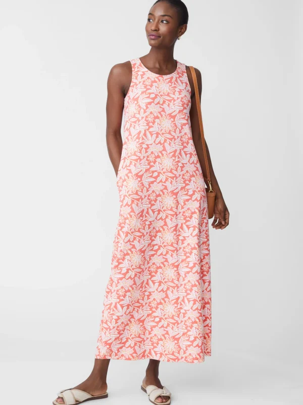 Hot J. McLaughlin Seira Dress In Bloomsbury Dark Coral/Coral