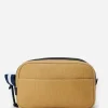 Store J. McLaughlin Shawn Canvas Dopp Kit Khaki/Navy