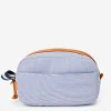 Clearance J. McLaughlin Shawn Seersucker Dopp Kit In Stripe Navy/White