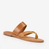 Cheap J. McLaughlin Shay Leather Sandals Brown/Yellow