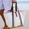 Sale J. McLaughlin Sheldon Canvas Tote Off White