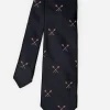 Online J. McLaughlin Silk Tie In Lacrosse Sticks Black