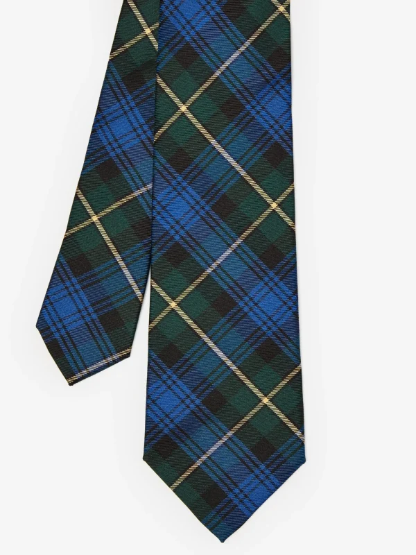 Outlet J. McLaughlin Silk Tie In Plaid Green Multi