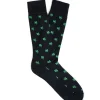 New J. McLaughlin Socks In Clover Navy/Green