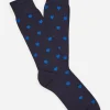 Best J. McLaughlin Socks In Heart Navy/Blue