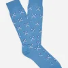 Online J. McLaughlin Socks In Lacrosse Sticks Aqua