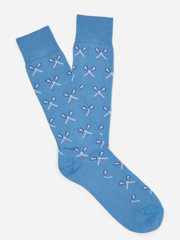 Online J. McLaughlin Socks In Lacrosse Sticks Aqua