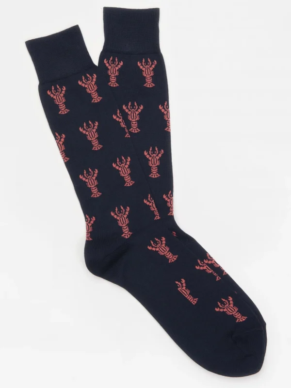 Store J. McLaughlin Socks In Lobster Navy