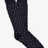 Sale J. McLaughlin Socks In Polka Dots Navy/Off White