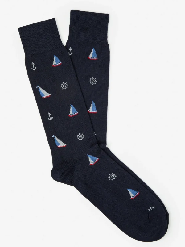 Best J. McLaughlin Socks In Sailboat Blue