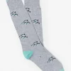 New J. McLaughlin Socks In School Of Fish Heather Gray/Blue