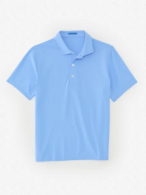 Fashion J. McLaughlin Springer Performance Polo Periwinkle