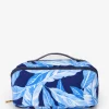 Best J. McLaughlin Stash Cosmetic Bag In Queen Palm Navy/Blue