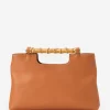 Fashion J. McLaughlin Sumpter Leather Clutch Vachetta