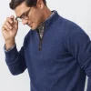 Cheap J. McLaughlin Tate Cashmere Sweater Dark Denim