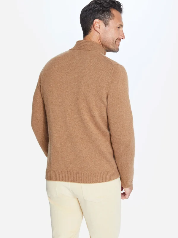 Sale J. McLaughlin Tate Cashmere Sweater Light Coffee