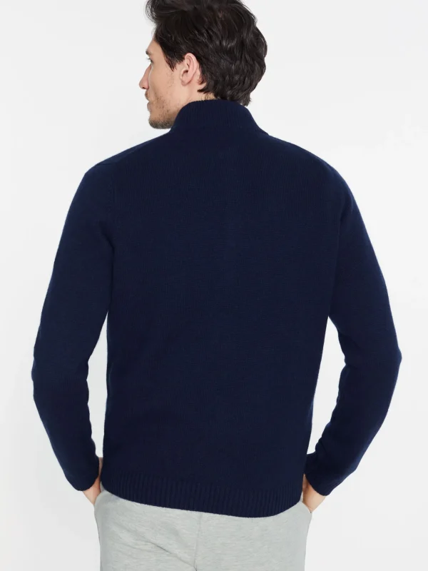 Clearance J. McLaughlin Tate Cashmere Sweater Classic Navy