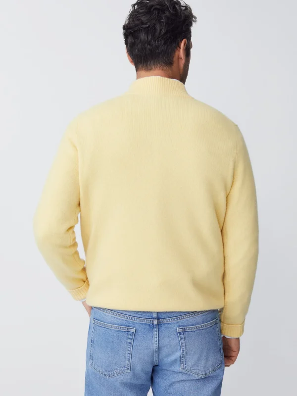 New J. McLaughlin Tate Cashmere Sweater Yellow