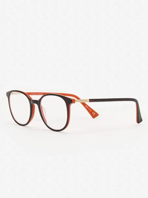 Best Sale J. McLaughlin Tayla Readers Tortoise/Orange