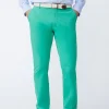 Discount J. McLaughlin Taylor Straight-Fit Chino In Italian Twill Kelly Green